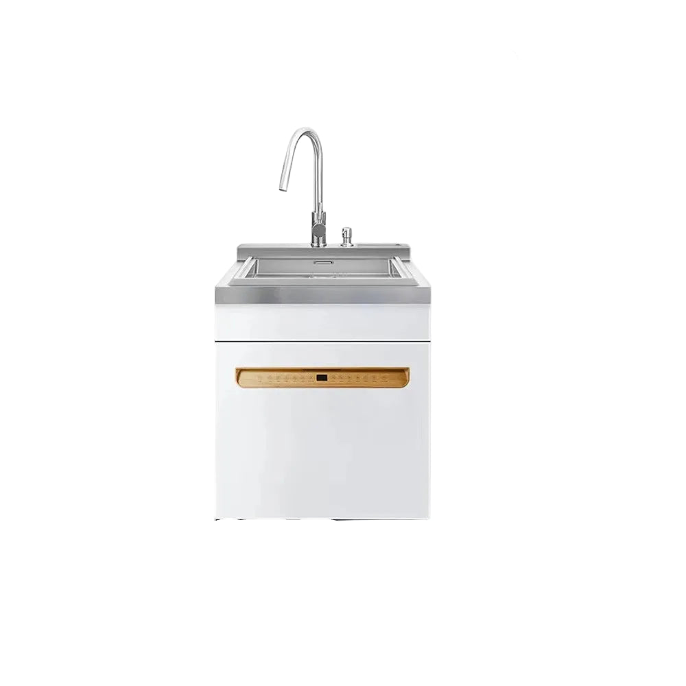 Lave-vaisselle automatique intelligent avec évier intégré – 12 couverts – Acier inoxydable – 600 × 800 × 600 mm