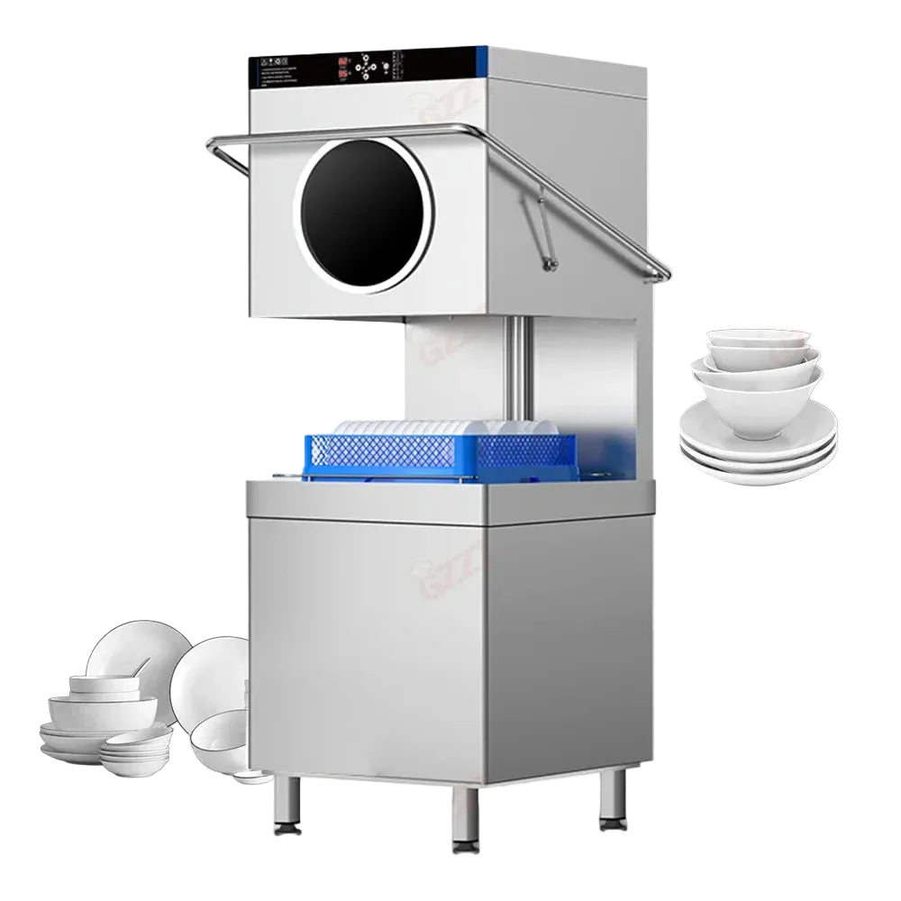 Lave-vaisselle électrique automatique entièrement intégré avec panneau numérique et fenêtre – Acier inoxydable